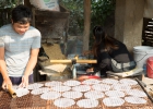 Battambang Reispapier herstellen
